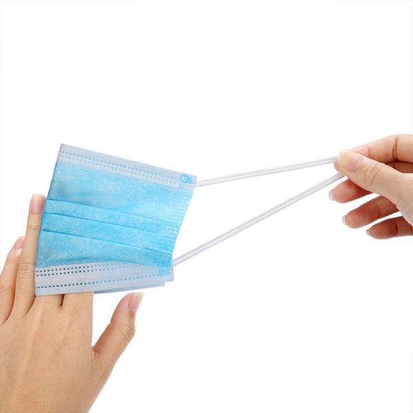 Nonwoven 3 Ply Surgical Face Mask , Earloop Or Tie On Surgical Mask OEM