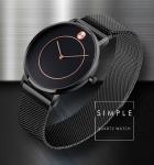 ODM Stainless Steel Quartz Wrist Watch , Stainless Steel Water Resistant Watch