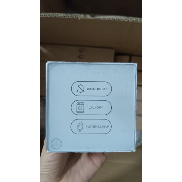 White DND Doorplate