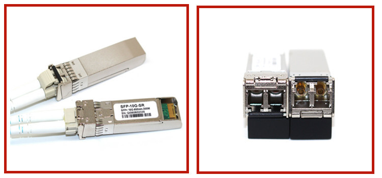 300M 850Nm 10G SFP+ Transceiver , Dual Multimode Fiber Transceiver Sfp-10G-Sr