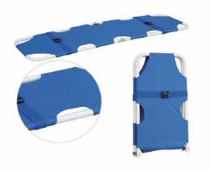 Wholesale Blue Two Automatic Folding Medical Stretcher For Ambulance 6.5 Kg 185CM from china suppliers