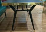 120*70*75cm Stainless Steel Dining Table