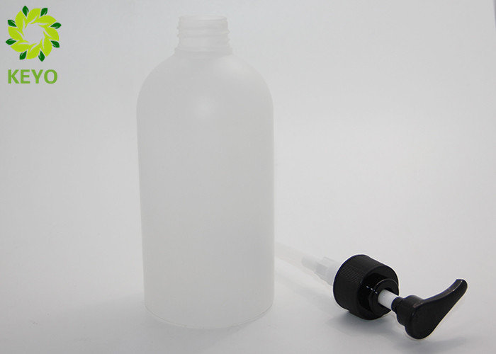 500ml HDPE White Plastic Pump Bottle For Hand Washing Sanitizer Disinfectant