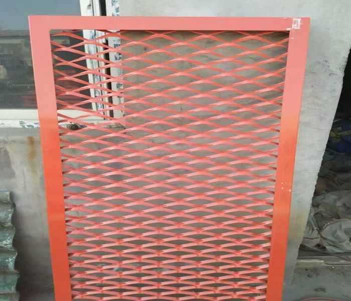 2mm Thickness Expanded Metal Mesh Guard Powder Coated 96inch * 27ft For Window or Door