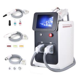 Wholesale Multifunction Portable 3 Handle IPL+RF+Nd Yag Laser Tattoo Hair Removal Remover Device Machine from china suppliers