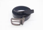 Crocodile Grain Reversible Buckle Belt , Mens Reversible Leather Belt 213g