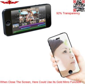 Wholesale Newest 2.5D 9H 0.2MM Golden Mirror Tempered Glass Screen Protector For Iphone 5/5C/5S from china suppliers
