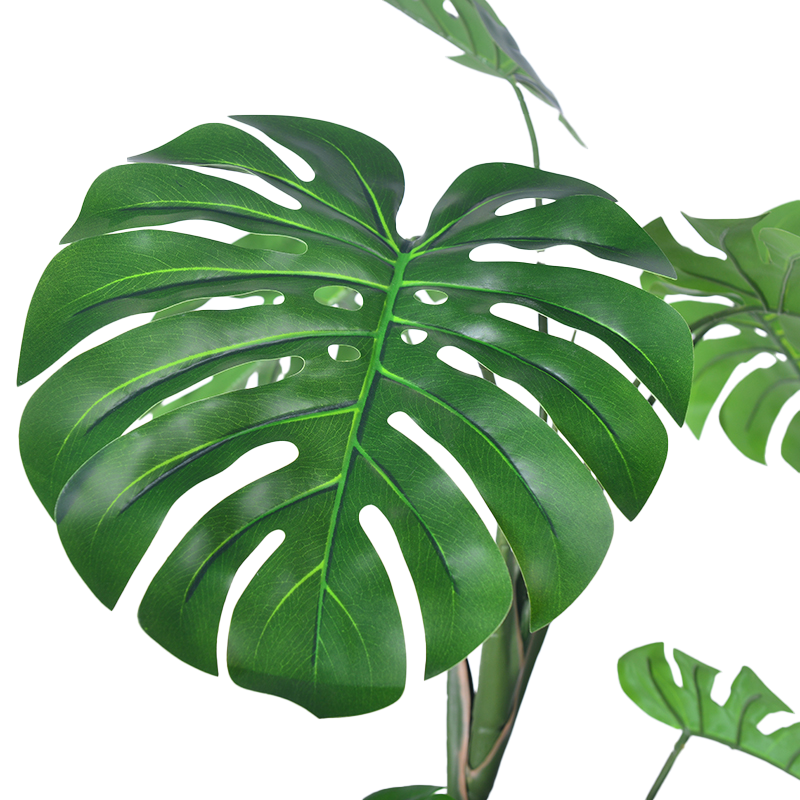 140cm/ 170cm faux monstera plant​ with Aerial Roots | Single Stem Silk Plant | Hotel Lobby Tree | Factory Direct