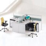 China Manufacturer 2 Person Workstation Desk Office Furniture Double Office Desk