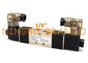 Wholesale 1/8'' 4V120-06 5/2 Way Air Control Double Solenoid Pneumatic Valve from china suppliers