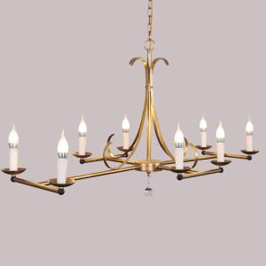 Wholesale French style rustic rod iron chandeliers for indoor home lighting (WH-CI-81) from china suppliers