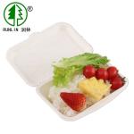 Disposable Eco Friendly Food Containers FDA Biodegradable Clear Clamshell