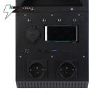 ISO 2000Wh Power Station , LiFePO4 Battery Solar Generator for Outdoor Camping