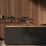Custom Matte Cabinet Furniture for End Luxury Villa Modern Design Solid Wood