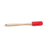 wooden silicone Spatula with wood handle