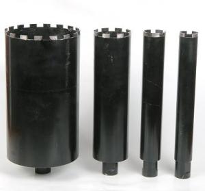 Wholesale Black Wet Diamond Core Drill Bit , Diamond Hole Saw For Reinforcement Concrete from china suppliers