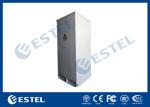 Anticorrosive RAL 7035 Outdoor Battery Cabinet Eight Layer One front door