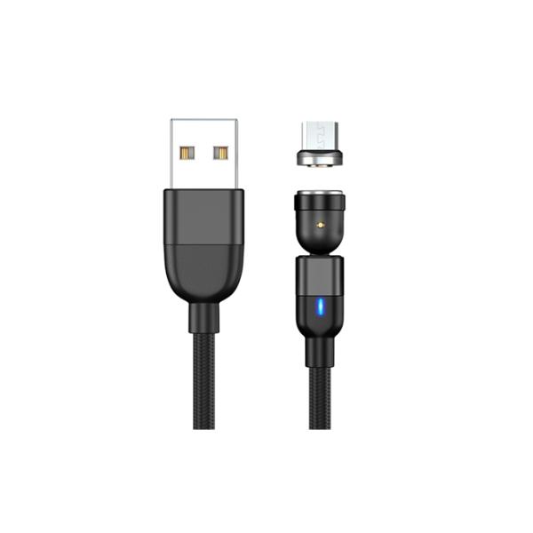 QS MG7001 540 Degree Magnetic USB Data Cable