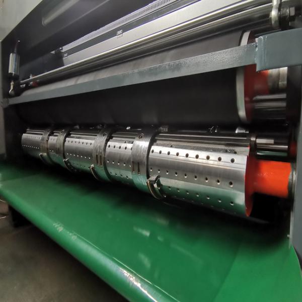 Automated 4 Colours Corrugated Carton Flexo Printing Machine Slotting Die Cutting