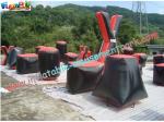 Outdoor Inflatable Paintball Bunkers Equipment With Different Design For Sports