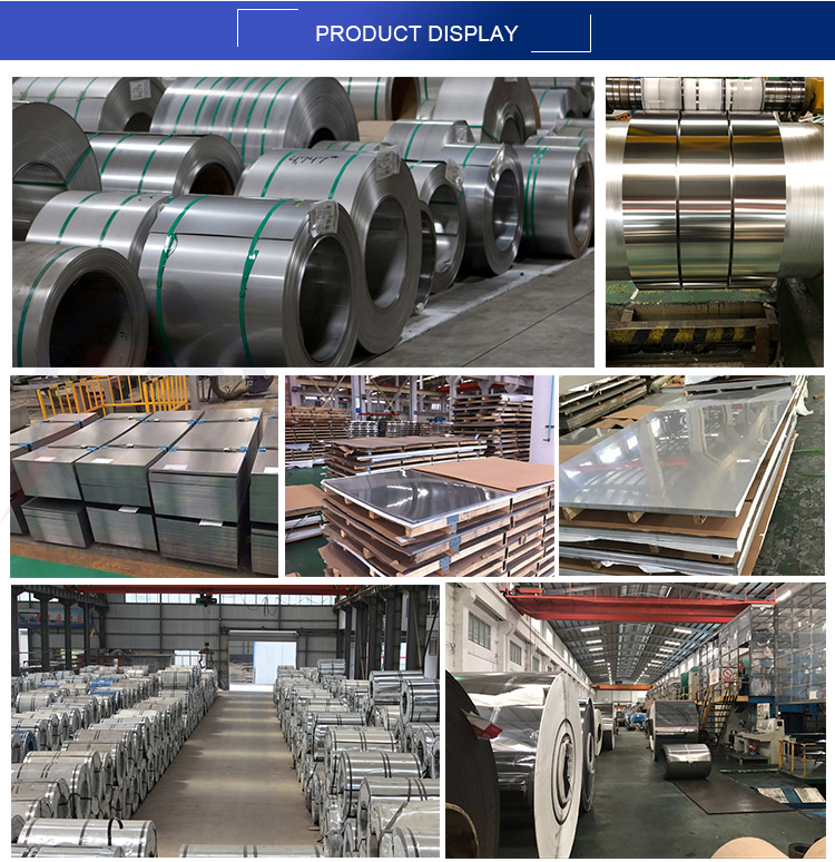 Cold Rolled Strip Coil ASTM AISI 201 301 304 316 316 410 421 430 0.1-3.0mm Stainless Steel Coil for Steel Grade 441