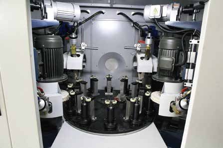 4 Grinding Head Disc CNC Polishing Machine For Metal And Stone Processing