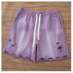 Acid Wash Cycling Shorts Distressed Ripped Hole Acid Washed Sweat Shorts