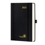 Multicolor Cover Hardcover Planner 2023 Black Daily Weekly Schedule Yearly