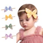 White Pink Swan Headband Baby Bow Hair Band Gift Little Girl Headbands