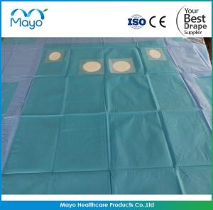 Wholesale Hot Sale EO Sterile Disposable Femoral Angio Drape with full reinforced from china suppliers