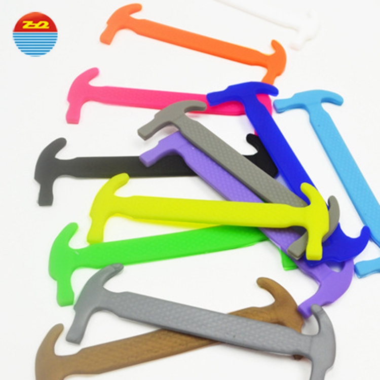 Grass Hook Creative Lazy Silicone Gifts No Tie Flat Custom Printed Elastic Shoelaces