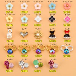 Wholesale Hot NEW Wholesale Alloy Jewelry 3D Nail Art Jewelry Nail rhinestones Sticker Supplier Number ML2379-2402 from china suppliers