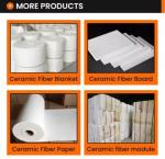 High Temperature Insulation Wool Ceramic Fiber Blanket Bulk 1260c 50mm 25mm