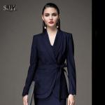 2021 Formal Women Uniform Long Sleeve Women's Suits Customized Ladies Office