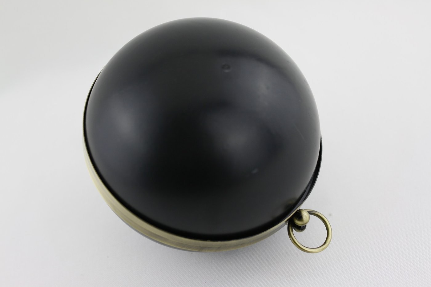Antique Brass Ball Shape Plastic Purse Frames With O Ring Clasp