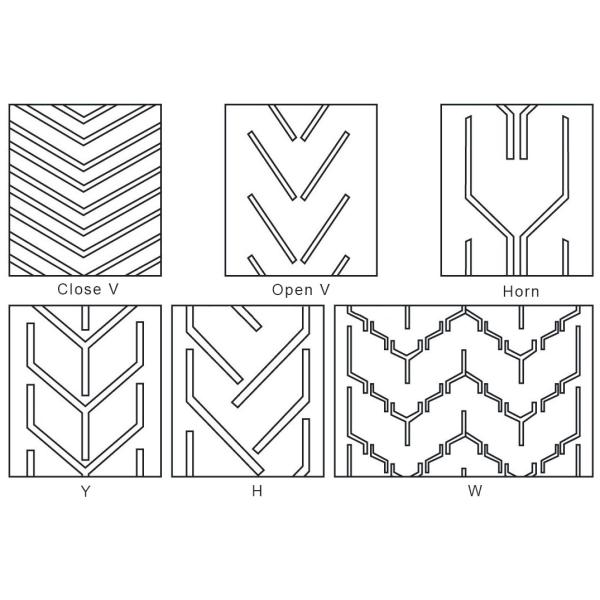 Herring Bone Patterned Rubber Conveyor Belt for industrial transportation