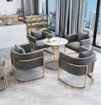 Metal Frame Commercial Cafe Table And Chairs