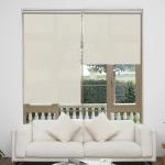 50m Fiber Glass Sunscreen Fabric Roller Shades Warp 2600N/5cm