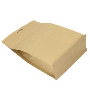 Wholesale 100% recycled kraft paper k laminated printing bag for coffee beans from china suppliers