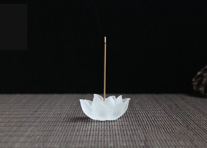 Lotus Flower Design Home Decorations Crafts Incense Burner Three Colors Optional