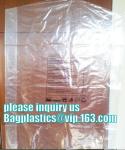 Clothing Packing 60cm width Dustproof Plastic Dry Cleaning Laundry Bag,Custom