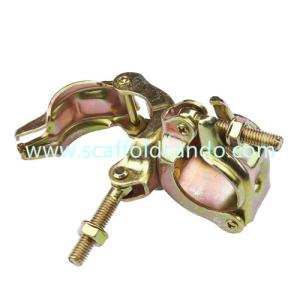 Wholesale Good performance 90° Korea scaffolding double coupler with electro galvanized for OD48.6mm pipes 0.55kg 0.6kg 0.65kg from china suppliers