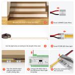 DC24V FCOB Staircase Motion Sensor Light PIR Single Color Indoor