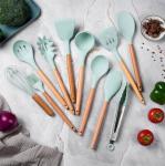 undegradable Silicone Kitchen Utensil Sets , Minimalist 12 Piece Silicone