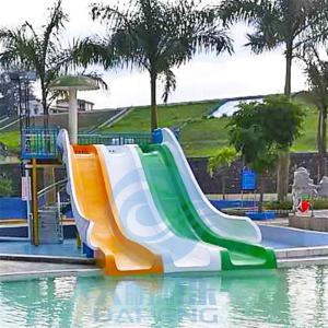 Wholesale 1.8M Mat Racer Water Slide Children FRP Outdoor Water Play Equipment from china suppliers