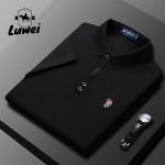 Sublimated Cotton Polo T Shirts Men Knitted Sport Blank Fabric Shirts