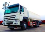 10 Wheels 6x4 20m3 Fuel Liquid Tanker Truck , Oil Tanker Lorry Color Customizati