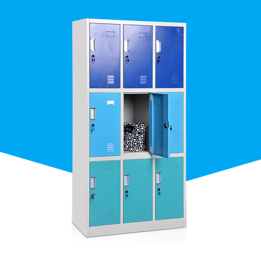 Modern H1850 Steel Office Lockers KD Structure Cold Rolling Steel