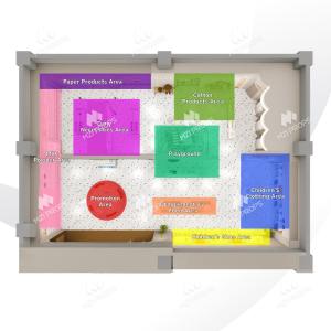 Wholesale 07-HXNYS Maternity &amp; Baby Store Zoning With Korean Cream Style from china suppliers