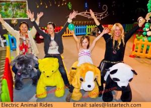 Wholesale wholesale battery animal ride plush ride on animals from China factory from china suppliers